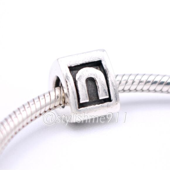 Authentic PANDORA Alphabet Letter - U - Picture 4 of 12